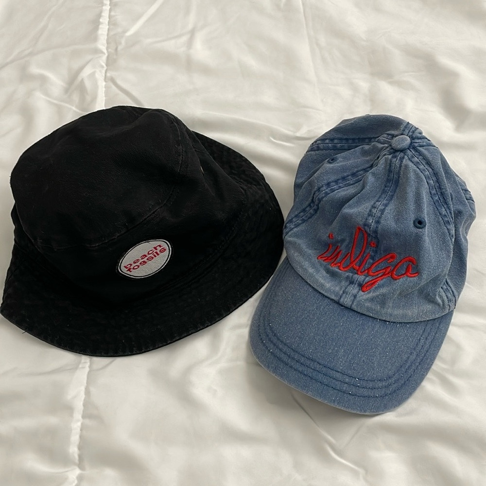 Beach Fossils Bucket Hat and Wild Nothing Baseball Cap